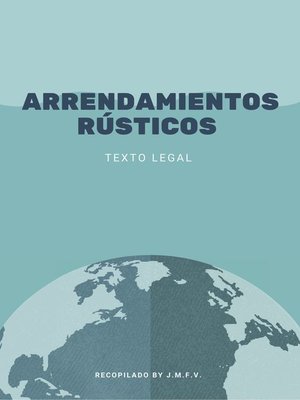 cover image of Arrendamientos Rústicos